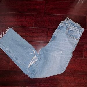 Abercrombie and Fitch ultra high rise straight jeans